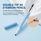 💧 Matita sopracciglia 2-in-1 impermeabile e gel colorante – trucco a lunga tenuta per sopracciglia naturali e realistiche, che imita perfettamente i peli. ✨👁️💖