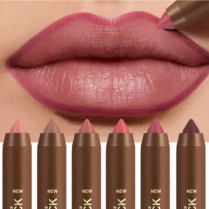 💄Matita Labbra Opaca a Lunga Tenuta  | Rossetto e Matita Contorno 2 in 1 💋 | Formula Idratante Anti-Secchezza 💧 | Punta Triangolare di Precisione 📐