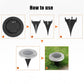Luci da giardino solari a 8 LED per esterni