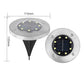 Luci da giardino solari a 8 LED per esterni