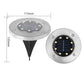 Luci da giardino solari a 8 LED per esterni