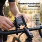 Supporto per telefono da bicicletta a sgancio rapido con chiusura di sicurezza
