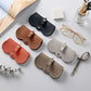 Custodia morbida in pelle per occhiali da sole