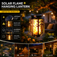 Lanterna Solare a Fiamma Tremolante - Impermeabile e Automatica - Luce calda realistica, perfetta per patii, giardini o sentieri