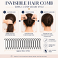 Pettine flessibile con impugnatura invisibile per capelli ribelli