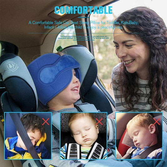 Fascia di supporto per la testa per bambini per dormire in auto