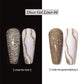 Penna per unghie in gel riflettente con glitter
