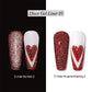 Penna per unghie in gel riflettente con glitter