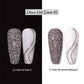 Penna per unghie in gel riflettente con glitter