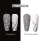 Penna per unghie in gel riflettente con glitter