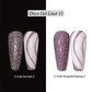 Penna per unghie in gel riflettente con glitter