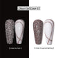 Penna per unghie in gel riflettente con glitter