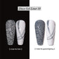 Penna per unghie in gel riflettente con glitter