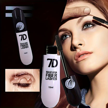 ✨ Mascara waterproof a fibre 7D 12 ml – volume e definizione 👁️