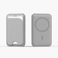 Supporto magnetico 2 in 1 in pelle PU per carte e telefono