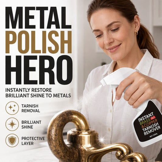 Spray istantaneo per rimuovere l'ossidazione dall'ottone