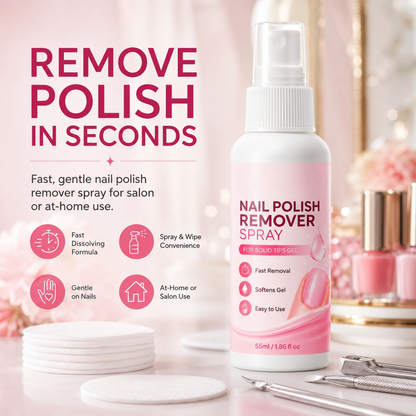 Spray solvente per la rimozione dello smalto