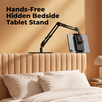 Supporto magnetico da comodino per tablet con base a materasso nascosta