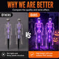 👻Sconto del 50% per Halloween! 💀Le migliori decorazioni per un'atmosfera spettrale!🎃💡 Luci a forma di scheletro a energia solare da piantare nel terreno – Si illuminano al buio, alimentate a energia solare, facili da installare.👻🪦✅