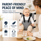 👶 Cintura di Sicurezza Portatile per Seggiolone – Imbracatura a 5 Punti | Tessuto Oxford Lavabile | Regolabile | Compatta per Viaggi ✅🍼