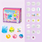 Kit fai da te per realizzare un giocattolo morbido "Fried Ice" con motivo a zampe di gatto per bambini