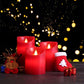 Candela senza fiamma a LED con effetto tremolante