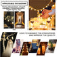 Candela senza fiamma a LED con effetto tremolante