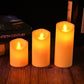 Candela senza fiamma a LED con effetto tremolante