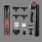 🪒 Kit da toelettatura 4 in 1 da uomo – Set di rifinitori elettrici ricaricabili con lama di precisione, rifinitore per naso e rasoio