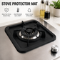 Protezione riutilizzabile in silicone per fornelli a gas