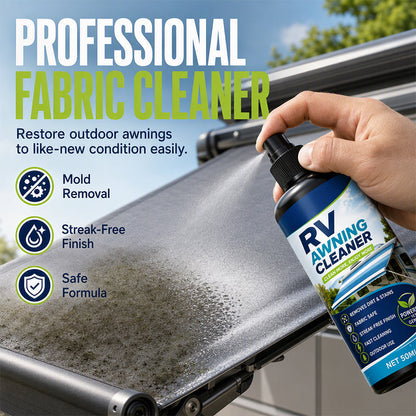 Potente spray detergente per tende da sole dei camper