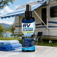 Potente spray detergente per tende da sole dei camper