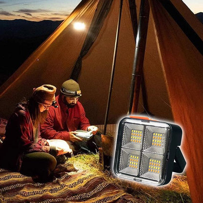 🔆 SCONTO DEL 50% IN QUESTO MOMENTO! 💡 Lampada da lavoro solare portatile – 4 modalità di illuminazione, ricaricabile tramite USB e impermeabile IP66 🔋