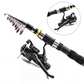 🎣Set completo di attrezzatura da pesca da viaggio con borsa per il trasporto