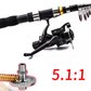 🎣Set completo di attrezzatura da pesca da viaggio con borsa per il trasporto