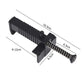 Clip regolabili per la linea Brick in PA6 e guide di scorrimento estese