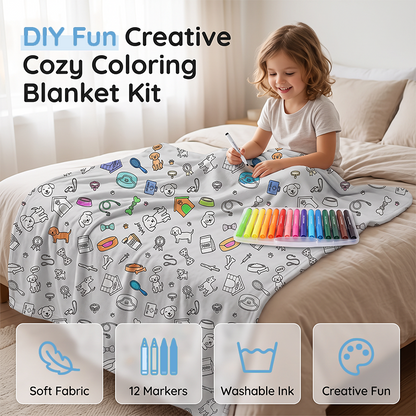 Kit per coperte da colorare: creativo e confortevole