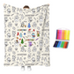 Kit per coperte da colorare: creativo e confortevole