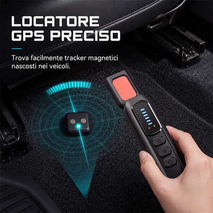 🛡️ T19 Scanner per microspie e telecamere – La soluzione portatile per hotel, uffici e casa, precisa e discreta