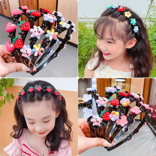 Adorabile fermaglio intrecciato per bambini
