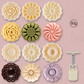 📢📢SCONTO DEL 50%!! ⏰Set di stampi per mooncake a pressione manuale
