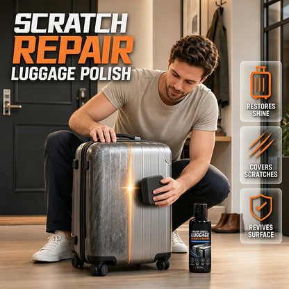 Crema per riparare i graffi sui bagagli rigidi