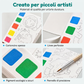 Libro da colorare ad acquerello tascabile per bambini