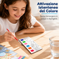 Libro da colorare ad acquerello tascabile per bambini