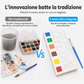 Libro da colorare ad acquerello tascabile per bambini