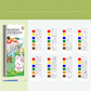 Libro da colorare ad acquerello tascabile per bambini