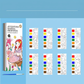 Libro da colorare ad acquerello tascabile per bambini