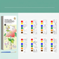 Libro da colorare ad acquerello tascabile per bambini