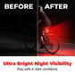 Luce posteriore per bicicletta con segnalatore acustico