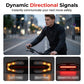 Luce posteriore per bicicletta con segnalatore acustico